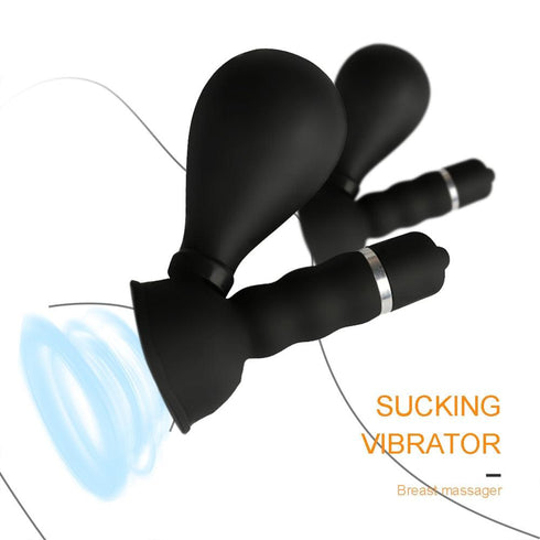 2pcs Nipple/ Clit Sucker Vibrator